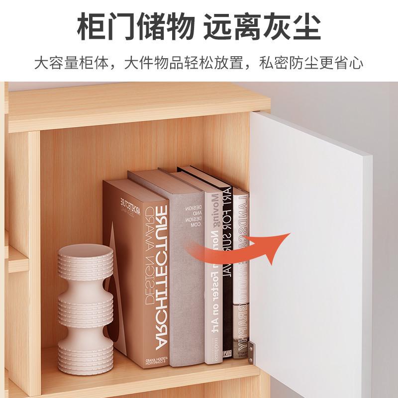 电脑桌台式卧室书桌学生家用书桌书架书柜一体桌学习桌椅写字桌子