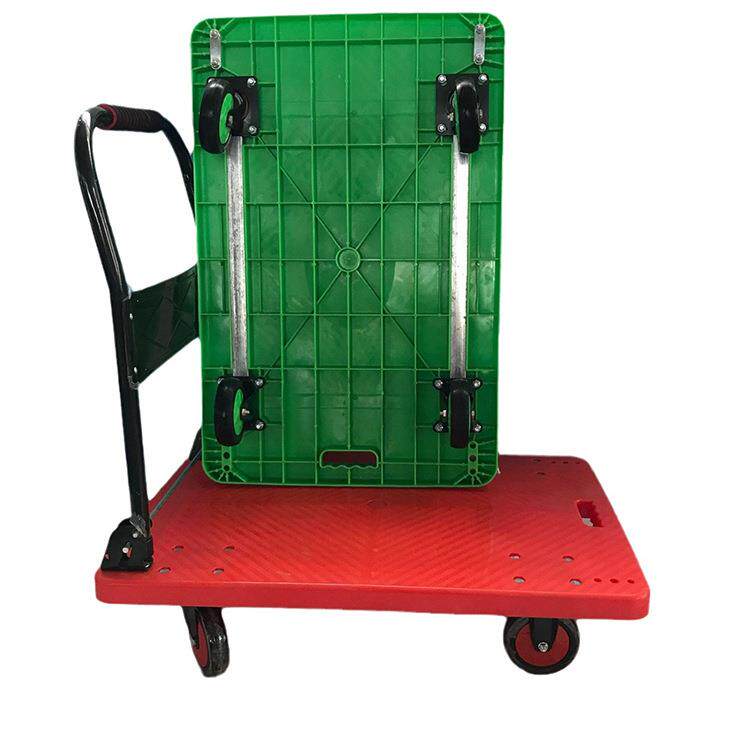 平板车静音折叠手推车小推车搬运车拖车货车拉货四轮便携家用轻便