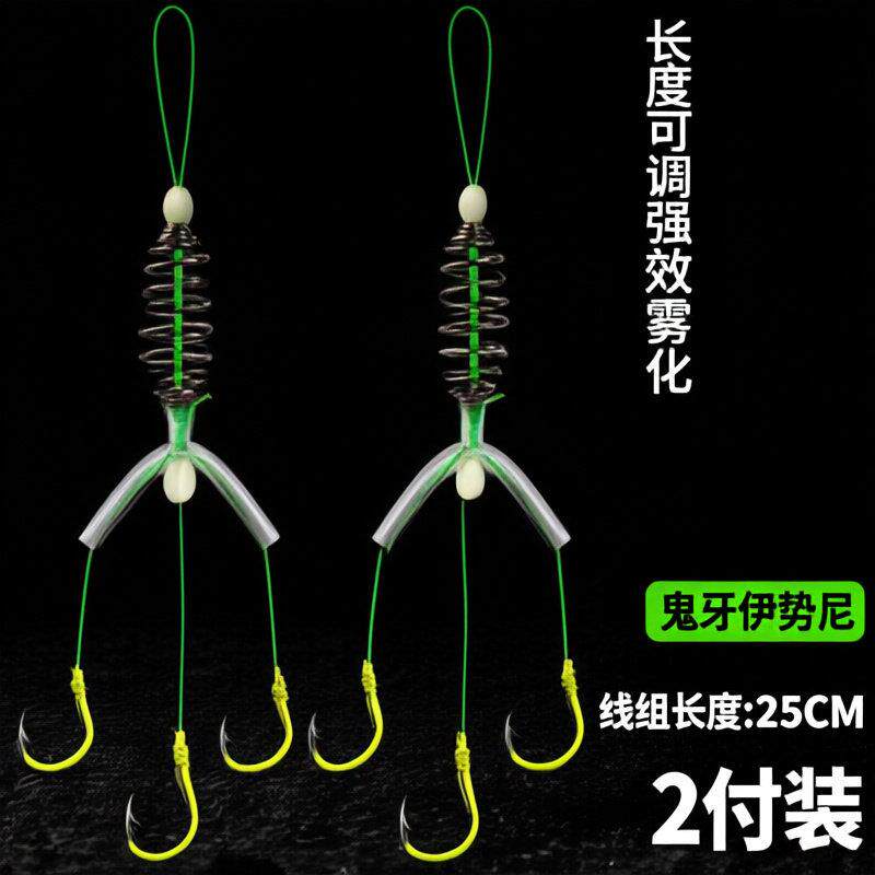 弹簧弹簧鲢鳙马三伊势大头鱼钩
