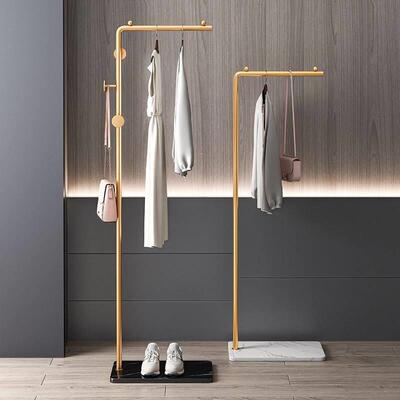 Big coat rack stand clothes holder hat hanger wooden cloth