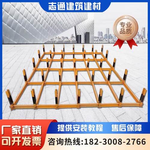 钢筋堆放架建筑工地标准化钢材摆放平台料场钢筋堆放工字钢支架