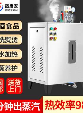 酿酒蒸汽发生器电热烤酒粮食蒸馏发酵锅炉家用小型煮酒蒸气机设备