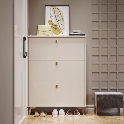 油风超薄翻CLI鞋柜家用门口奶收大容量入斗户门玄关柜一体简易纳