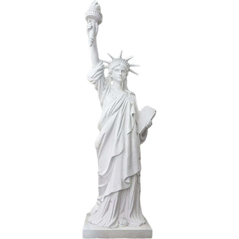 雕像素描美术石膏自由女神石膏像全身模型教具摆件大型胸像石膏