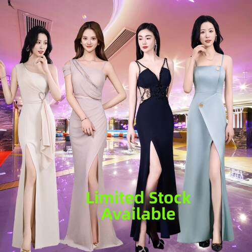 热销新款夜总会佳丽模特公关服装Ktv女士服装晚礼服工作服修身长