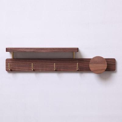 正品素风挂钩进门钩挂衣架挂创意关衣帽钩包钥匙挂玄置物架实壁木