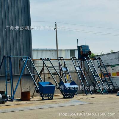 斜坡爬山虎上料机速护坡混凝土提升机建筑工程运料输送机运料机