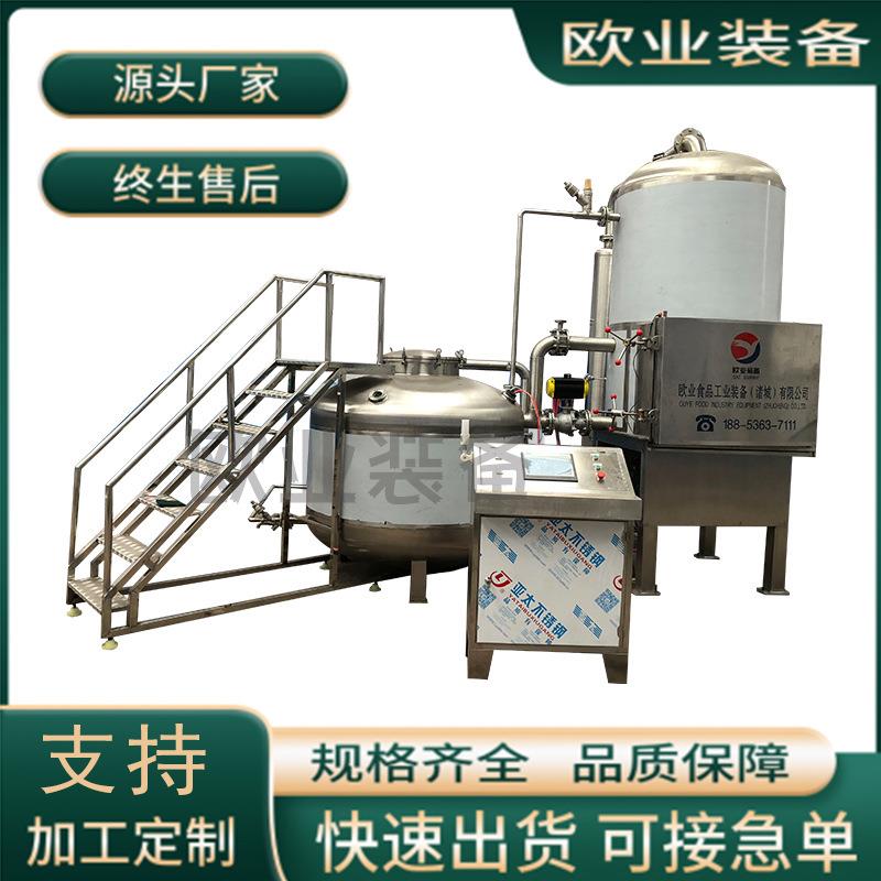 黄瓜南瓜脆低温油炸流水线 果蔬脆深加工流水线 脆冬枣加工机器