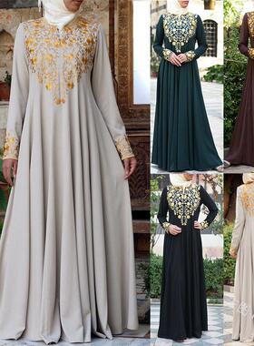 Muslim black abaya islamic clothing for women dubai kaftan r