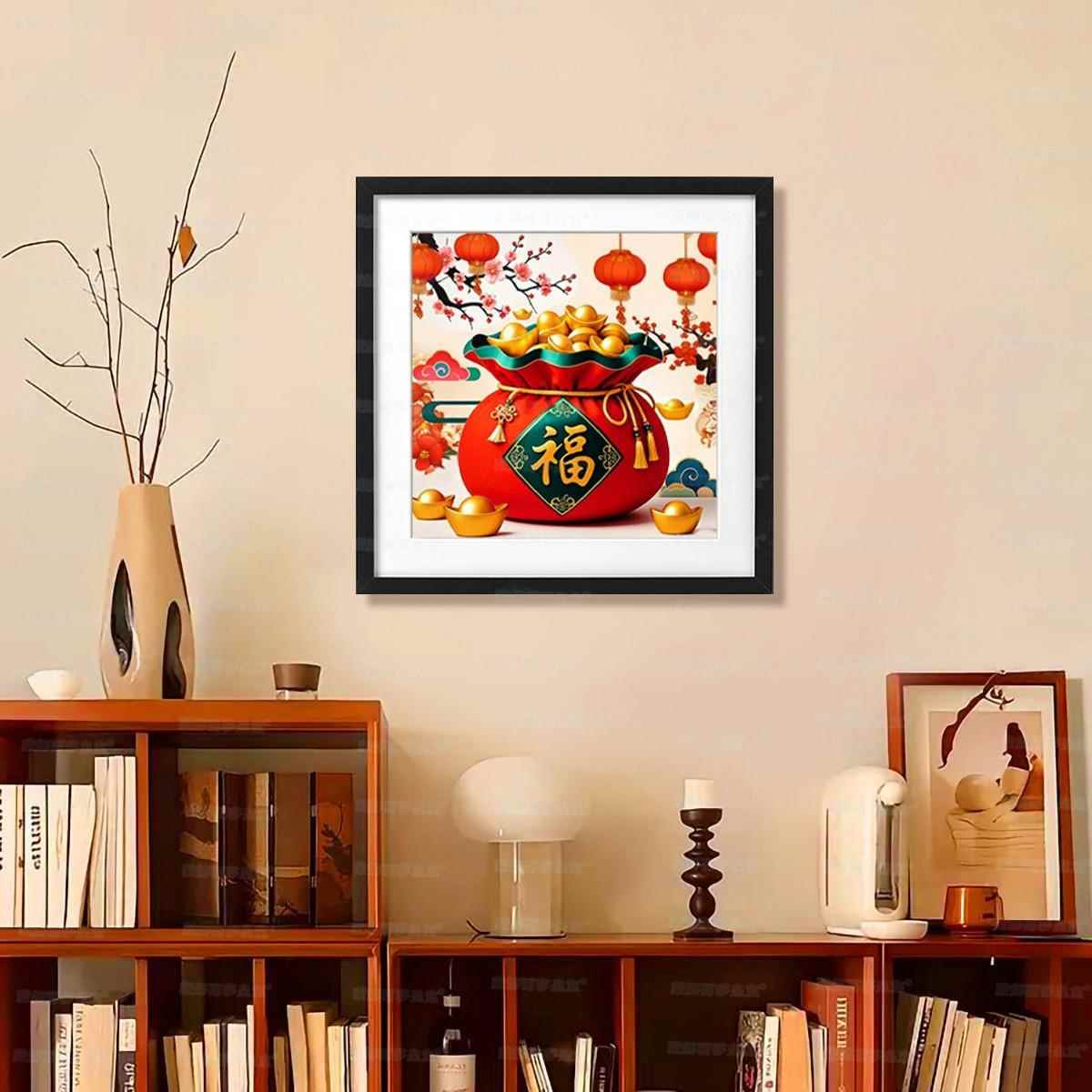 【进口棉布】蒙娜丽莎皇室十字绣 代代福小版 吉祥喜庆十字绣大格