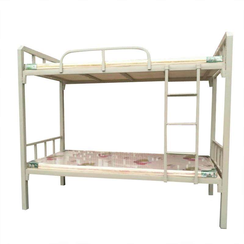 学校双层床宿舍高低床学生公寓上下床上下铺钢制铁架床工地方管床