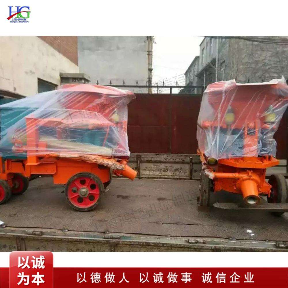 建筑工程湿式喷浆机水电地铁施工喷射机移动式混凝土喷涂机