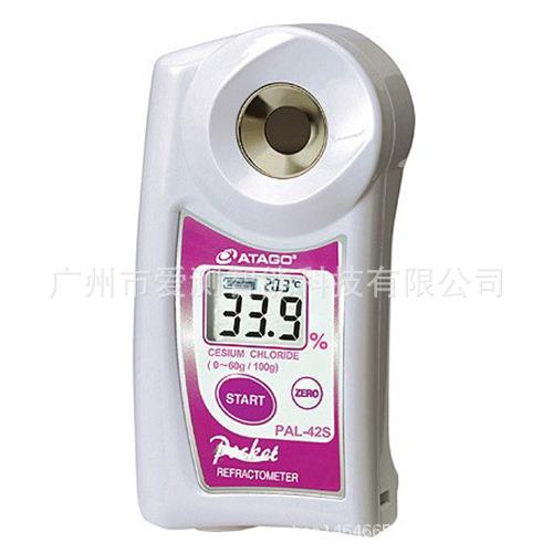 供应日本ATAGO爱拓 PAL-42S 氯化铯浓度计折射仪