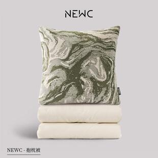 2026新款法式轻奢纯棉抱枕被子两用办公室沙发靠枕二合一