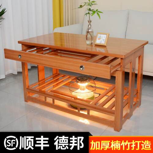 烤火桌子家用新款折叠长方形烤火架湖南简易冬季炕桌取暖茶几餐桌