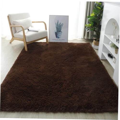 Fluffy Area Rugs for Bedroom Shaggy Floor Mat Carpet 地毯垫1