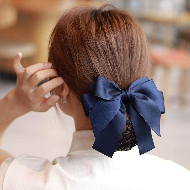 头花2024年新款女职业发网空姐盘头发护士盘发头饰银行带网兜发饰,饰品/流行首饰/时尚饰品新,发饰,淘宝优惠券,粉丝福利购,淘宝优惠卷