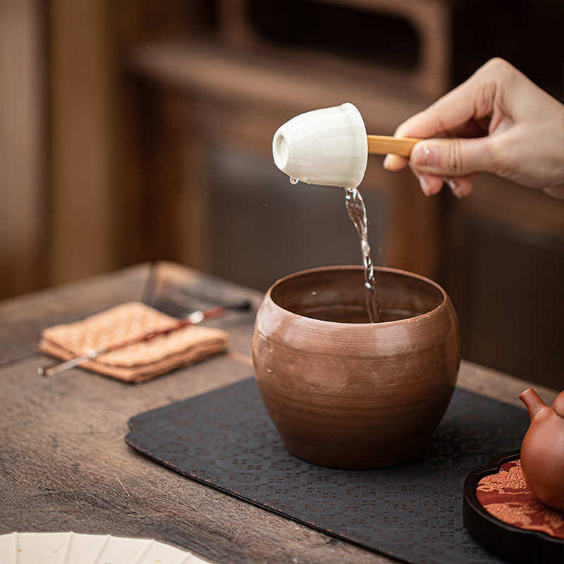 紫铜复古建水茶洗中式水盂笔洗过滤茶渣缸废水缸家用功夫茶具配件,餐饮具,茶具礼盒,淘宝优惠券,粉丝福利购,淘宝优惠卷