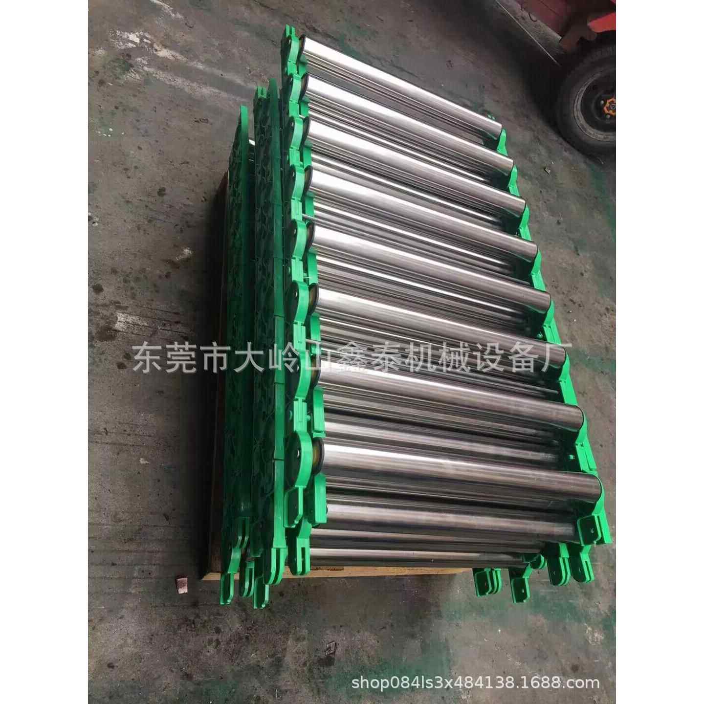 PVC输送梯塑料输送梯滚筒梯无动力PVC滚筒排滚筒材质不锈钢
