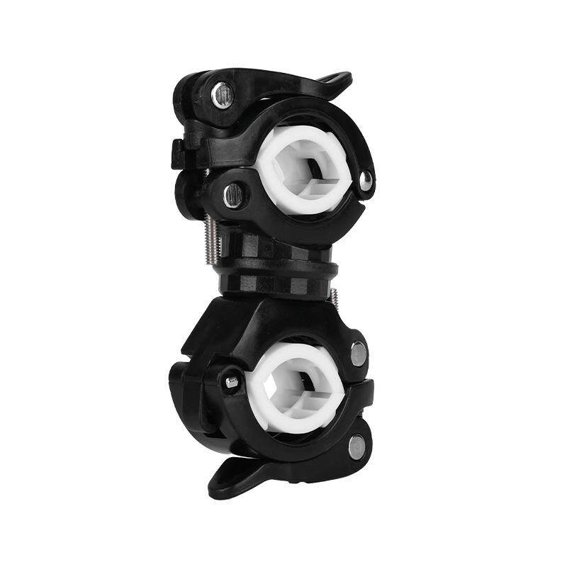 自行车灯架山地车强光前灯支架照明手电筒夹子音响固定架单车配件