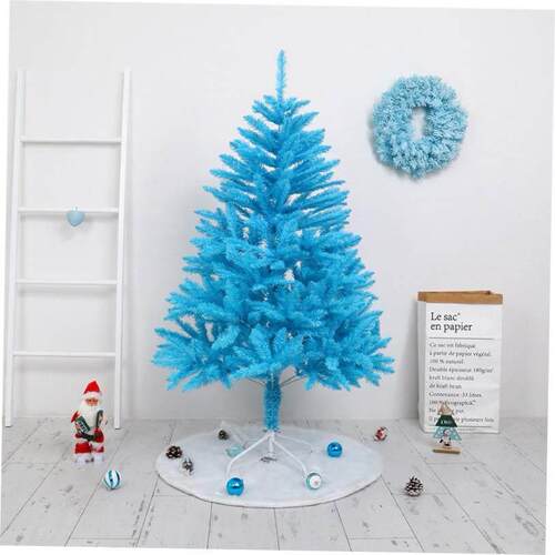 Blue Christmas Tree Encrypts Christmas蓝色圣诞树商场橱窗