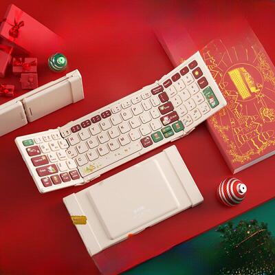 教师节礼物 BOW无线蓝牙折叠键盘鼠标套装毕业礼盒实用送男友女友