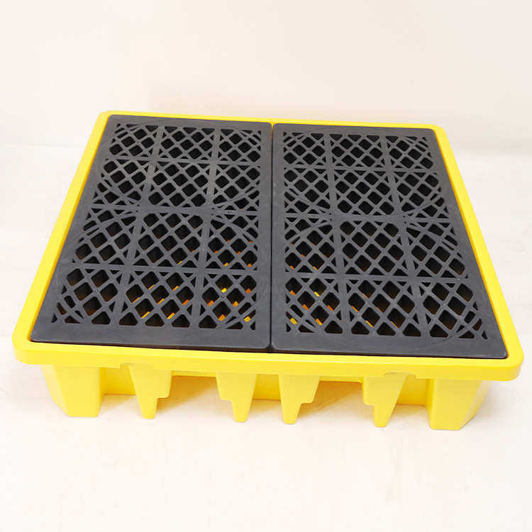 油桶危废液体盛漏托盘四桶叉车防渗漏托盘二次容器危化品塑料卡板,餐饮具,盘,淘宝优惠券,粉丝福利购,淘宝优惠卷