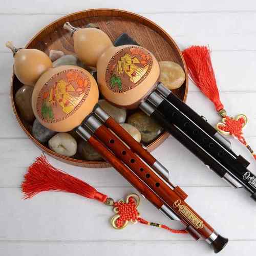 正品葫芦品丝乐器黑檀木红木管精专音业演奏型三可全国包邮C拆调