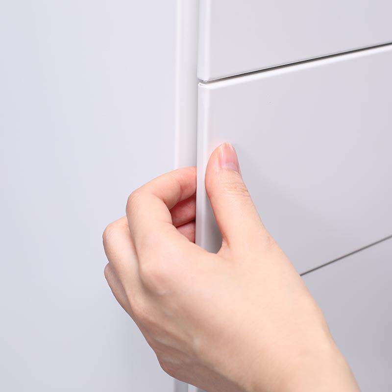 钢制文件柜可移动抽屉式矮柜 办公室铁皮档案柜 桌下储物收纳柜子