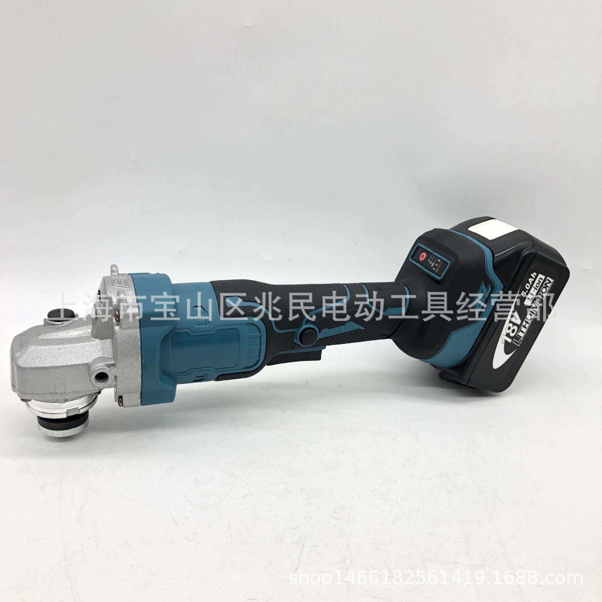 锂电充电角磨机无刷电动抛光机打磨机切割机角向磨光机电磨