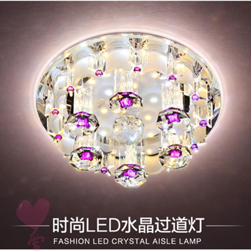 简约现代led筒灯过道走廊灯创意玄关灯圆形吸顶造型灯