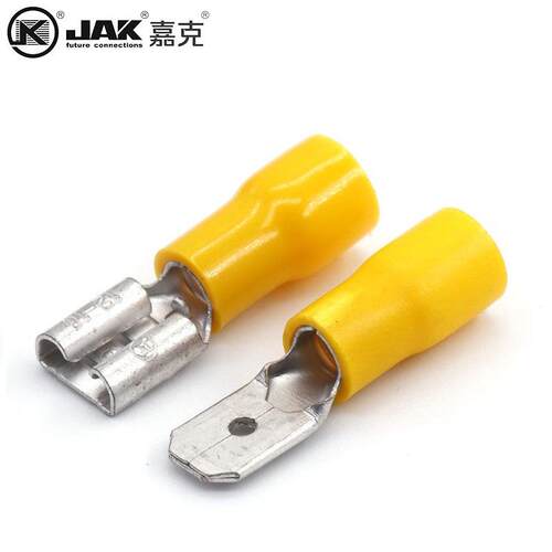 JAK接线端子MDD5.5-250平方压线束连接器尼龙绝缘护套公插端 KST