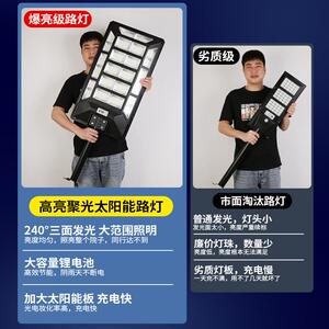 太阳能户外灯人体感应区庭院灯JY-ZSK-0防院子灯照明道路小太阳水