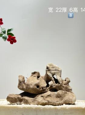 天然原石奇石鱼缸摆件假山石头景观石盆景园林灵璧石