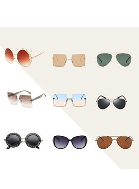 眼镜合集样板间衣帽间抽屉装小饰品太阳镜岛台内饰衣柜装饰品摆件