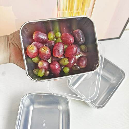 Stainless Steel Food Storage Containers with Lids, Airtight
