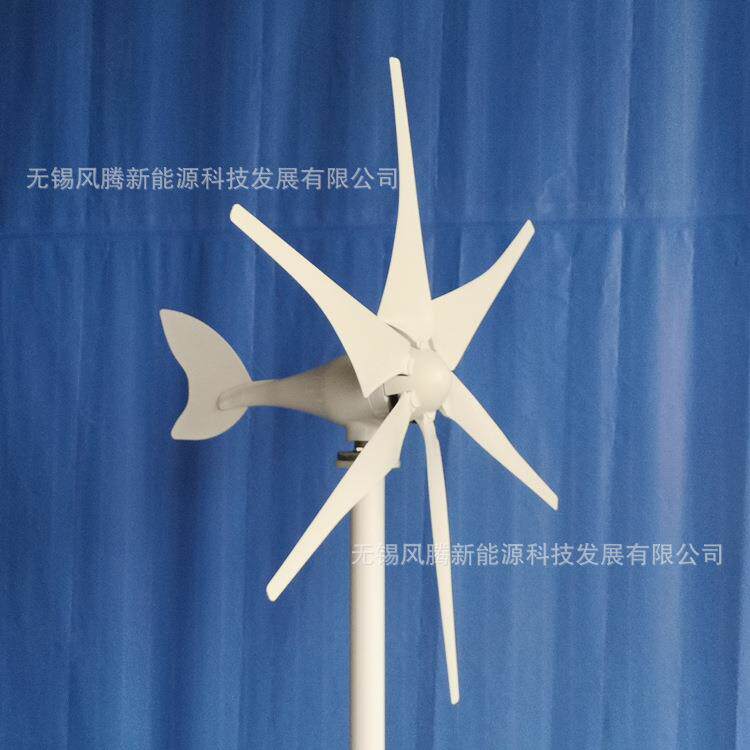 S8型 300W 6叶片 12V24V48V 水平轴小型风力发电机 工厂直销