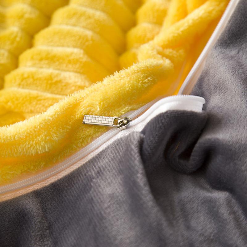 上4件套绒保暖珊瑚绒床单被床套水晶法兰绒KGI四加绒件套冬源头工