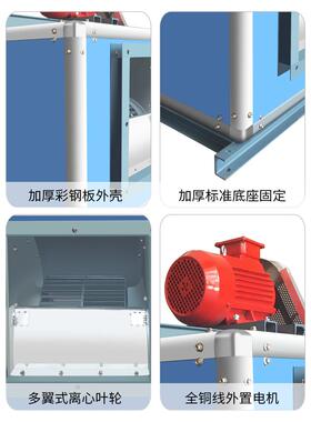 静音型柜离心机箱3HTFC-I-618.5kw547HTFC-I-330m3/h风350r/mi式n