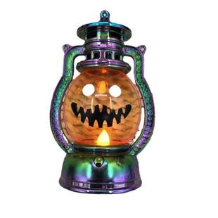 decorations hand pumpkin candle light electronic Halloween