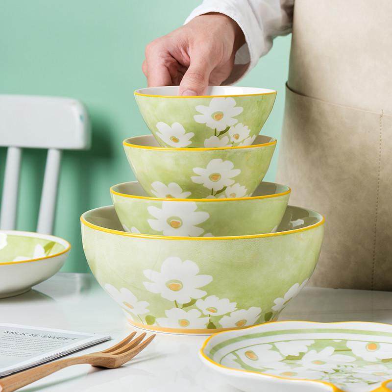 爱丽丝花园高颜值陶瓷餐具套装碗碟筷组合ins北欧风家用乔迁送礼,餐饮具,碗,淘宝优惠券,粉丝福利购,淘宝优惠卷