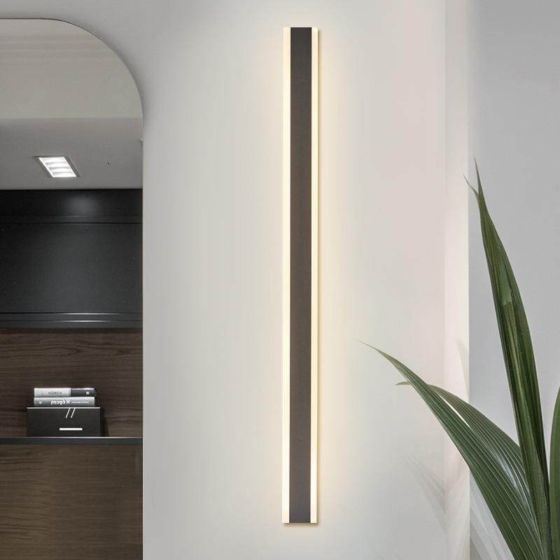 户外壁灯 现代简约长条壁灯客厅电视墙楼梯走廊灯北欧卧室床头灯