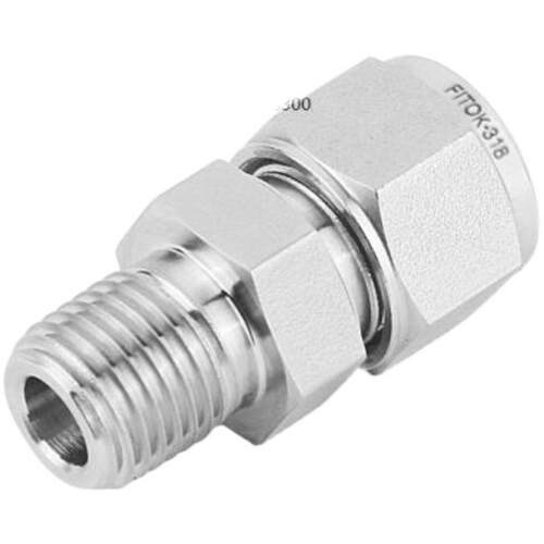 SS-CM-ML10-NS4飞托克管接头 10mmTube管外径×1/4NPT阳螺纹FITOK
