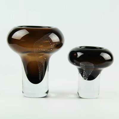 现底代简约厚居重玻璃厚花软FDG装饰品工艺品家桌面茶几电视柜饰