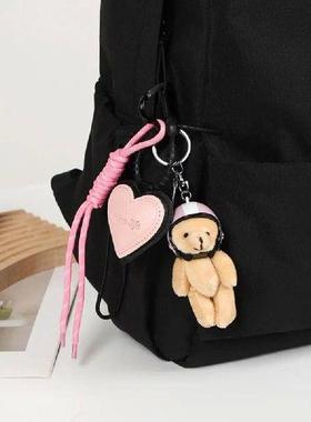 Gifts Love Helmet Bear Doll Pendant Fashion Stuffed Plush