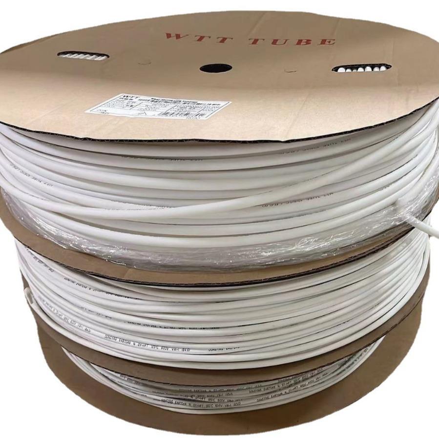 TT热缩管白印字W绝缘套管2倍热收缩电线电缆电子器件管保色护套