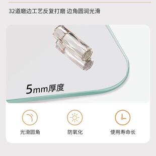 5MM无框全身镜子贴墙自粘家用穿衣镜不变形真实玻璃试衣镜化妆镜