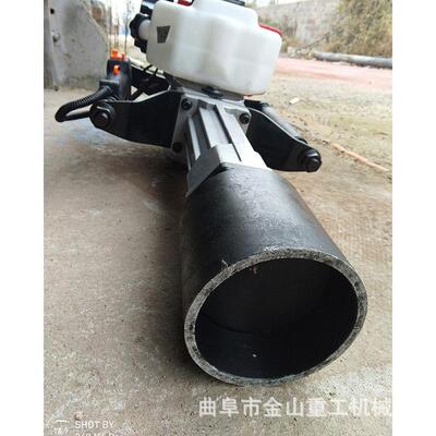 汽油抗洪打桩机 木头立桩机 新款手提双人操作栽桩机