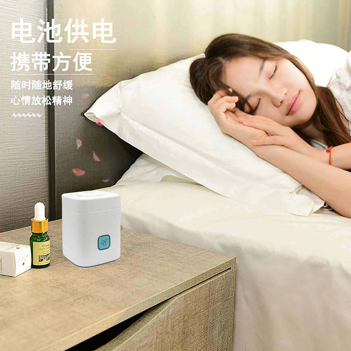 现货促销智能便携香薰机迷你空气净化盒子卧室去异味扩香仪精美