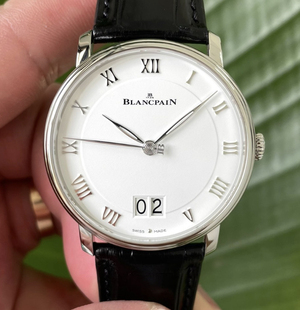 98新40mm宝珀经典系列6669-1127-55B自动机械男表大日历